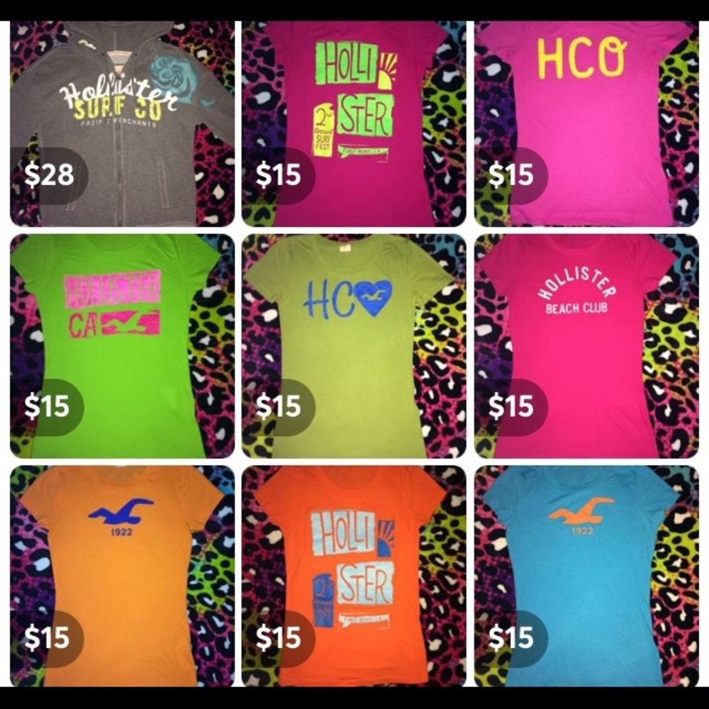 Ladies hollister clothing like new/EUC